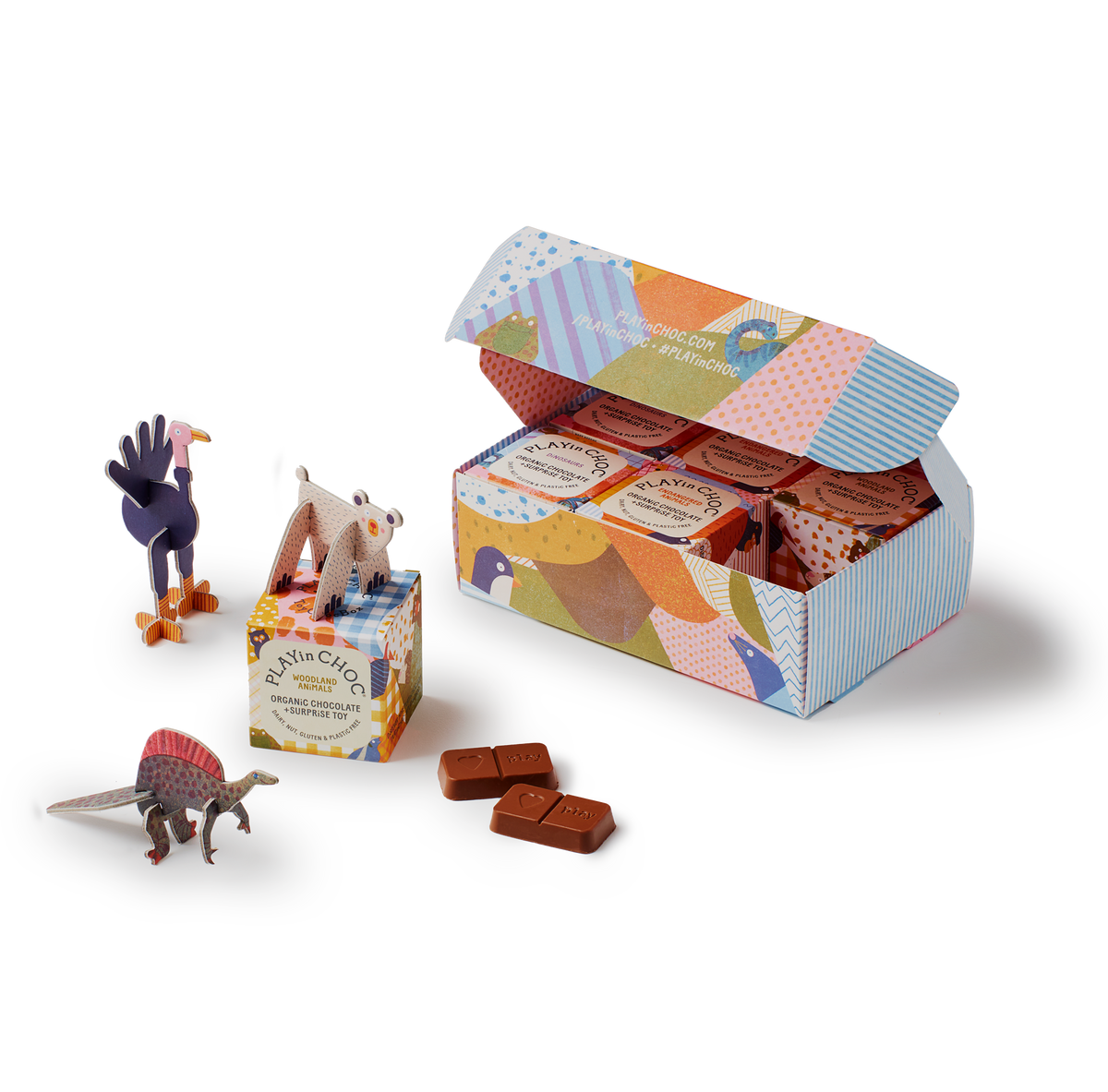 ToyChoc 6 Piece Selection Gift Set | Dairy-Free Chocs – PLAYin CHOC