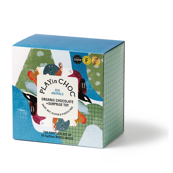ToyChoc Box®<br>18 SEA ANiMALS<br>GiFT SET