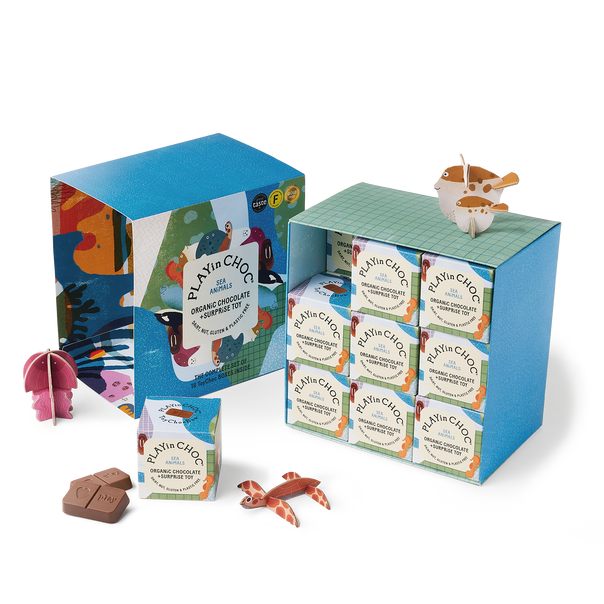 ToyChoc Box®<br>18 SEA ANiMALS<br>GiFT SET