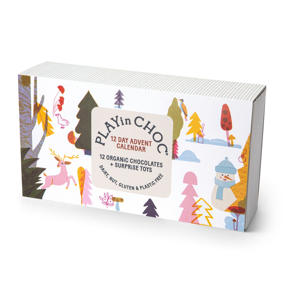 PLAYin CHOC 12 Day Advent Calendar Vegan Chocolate