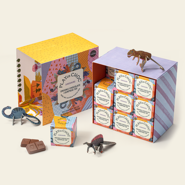 ToyChoc Box®<br>18 DiNOSAURS<br>GiFT SET