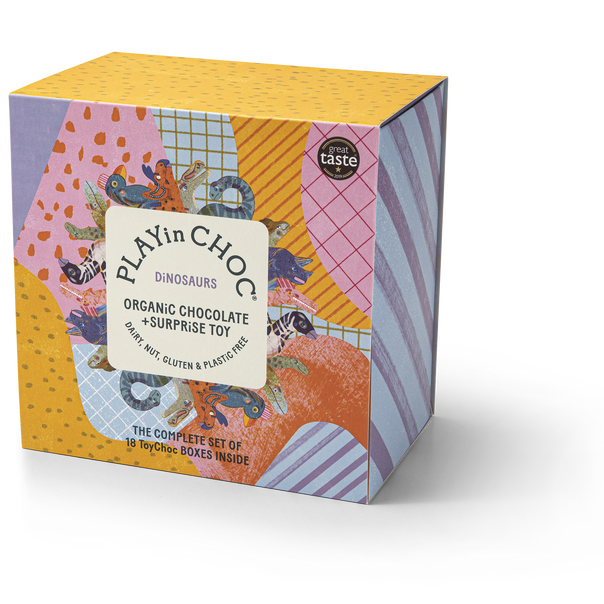 ToyChoc Box®<br>18 DiNOSAURS<br>GiFT SET