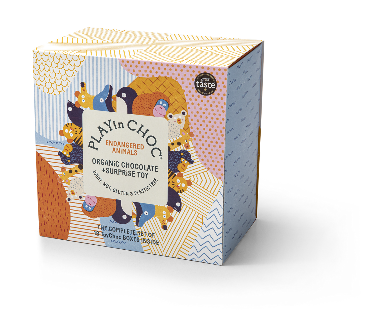 ToyChoc 18 Piece Endangered Animals Set | Dairy-Free Chocs