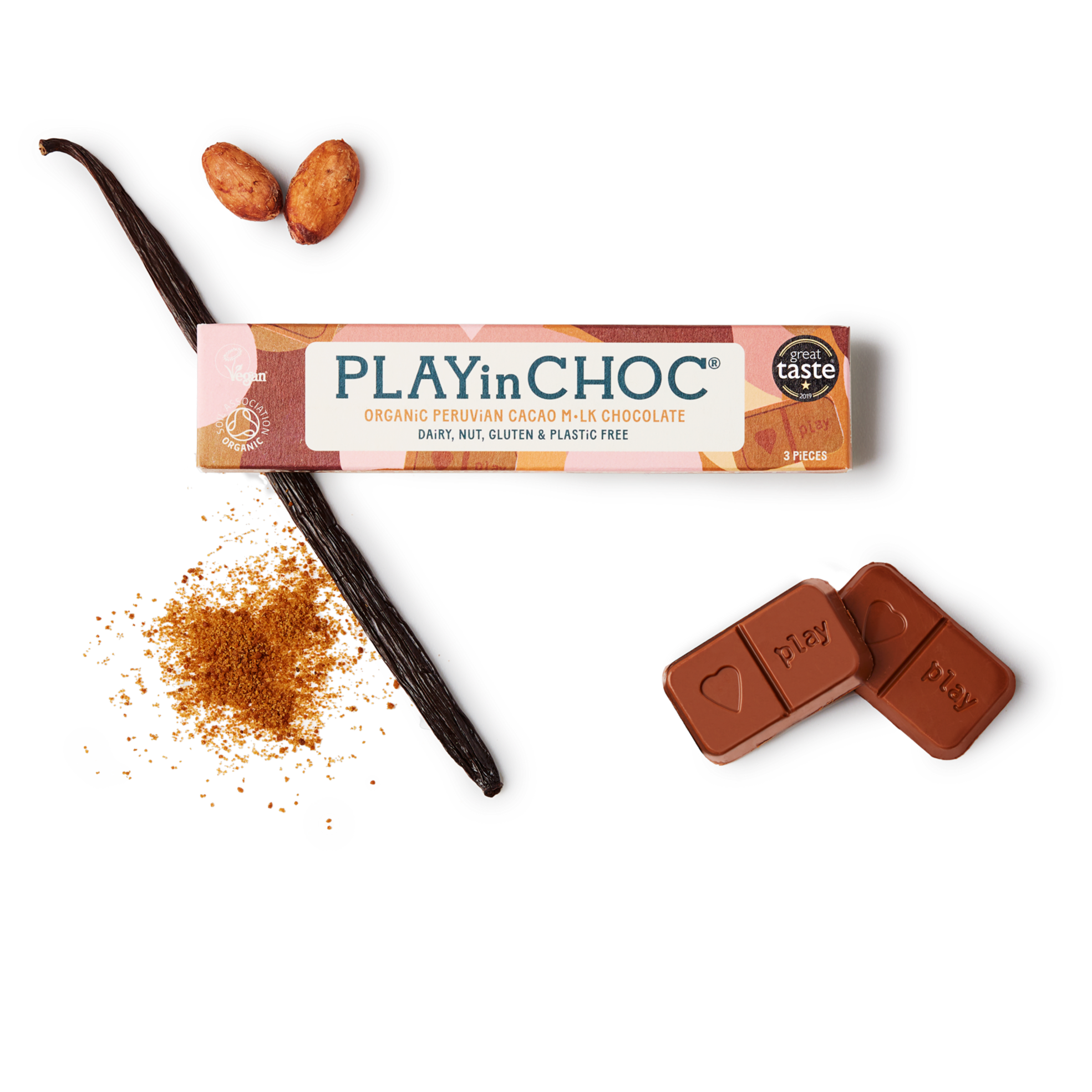 Free Recipe JustChoc Box Organic Vegan M•lk Chocolate