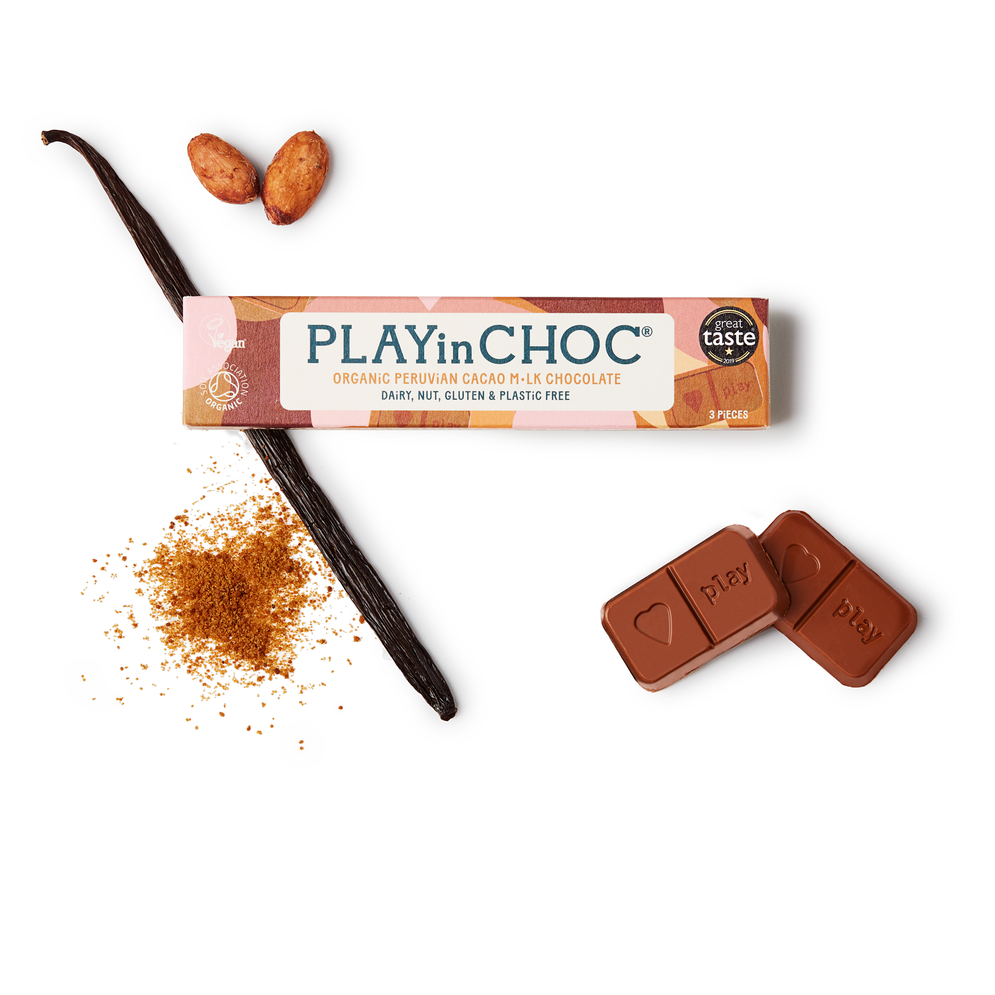 Free Gift - JustChoc BoxOrganic Peruvian Cacao M•lk Chocolate 30g