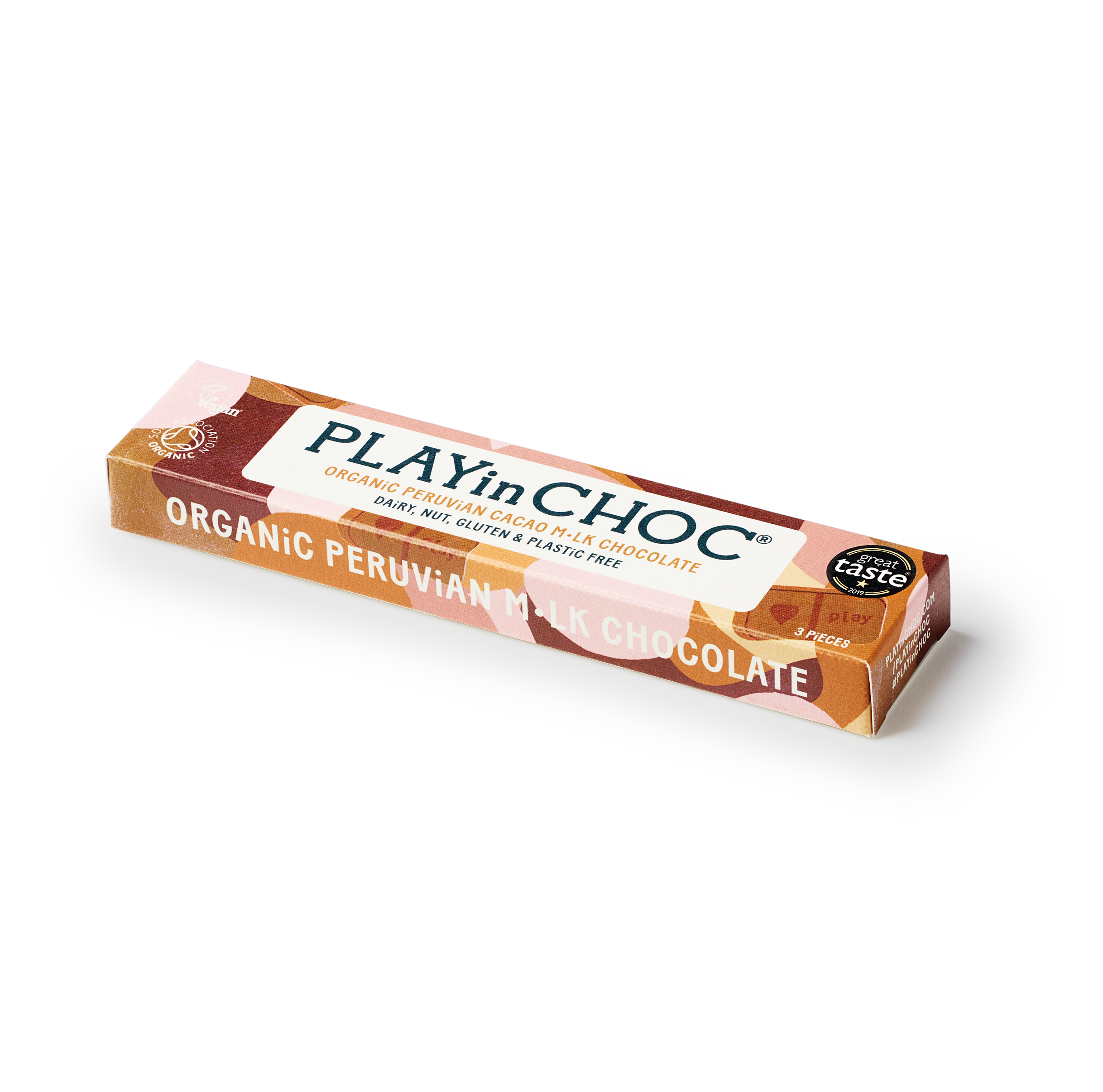 JustChoc BoxOrganic Peruvian Cacao M•lk Chocolate