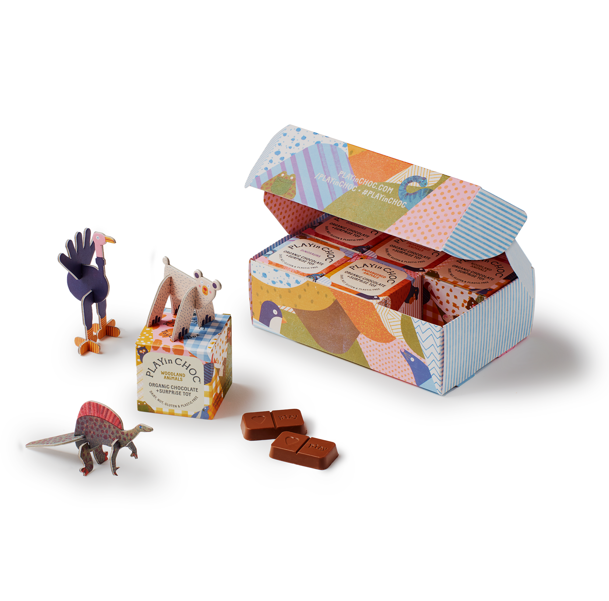 ToyChoc 6 Piece Selection Gift Set | Dairy-Free Chocs – PLAYin CHOC