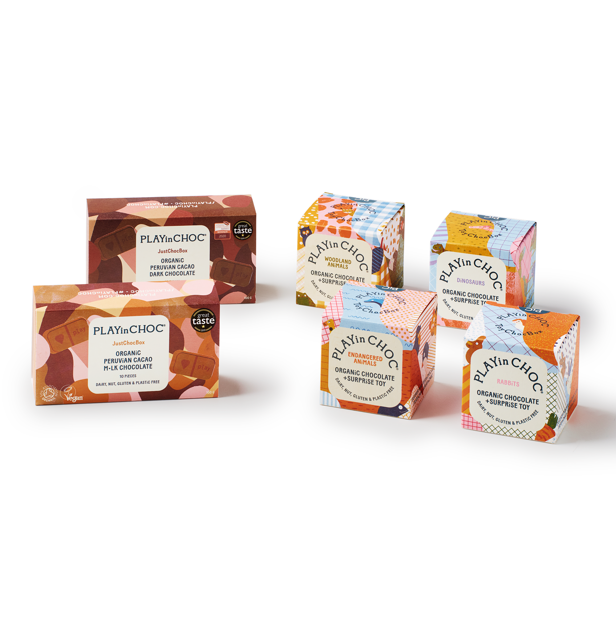 FAMiLY BUNDLE 2 x JustChoc Boxes & 4 x ToyChoc Boxes