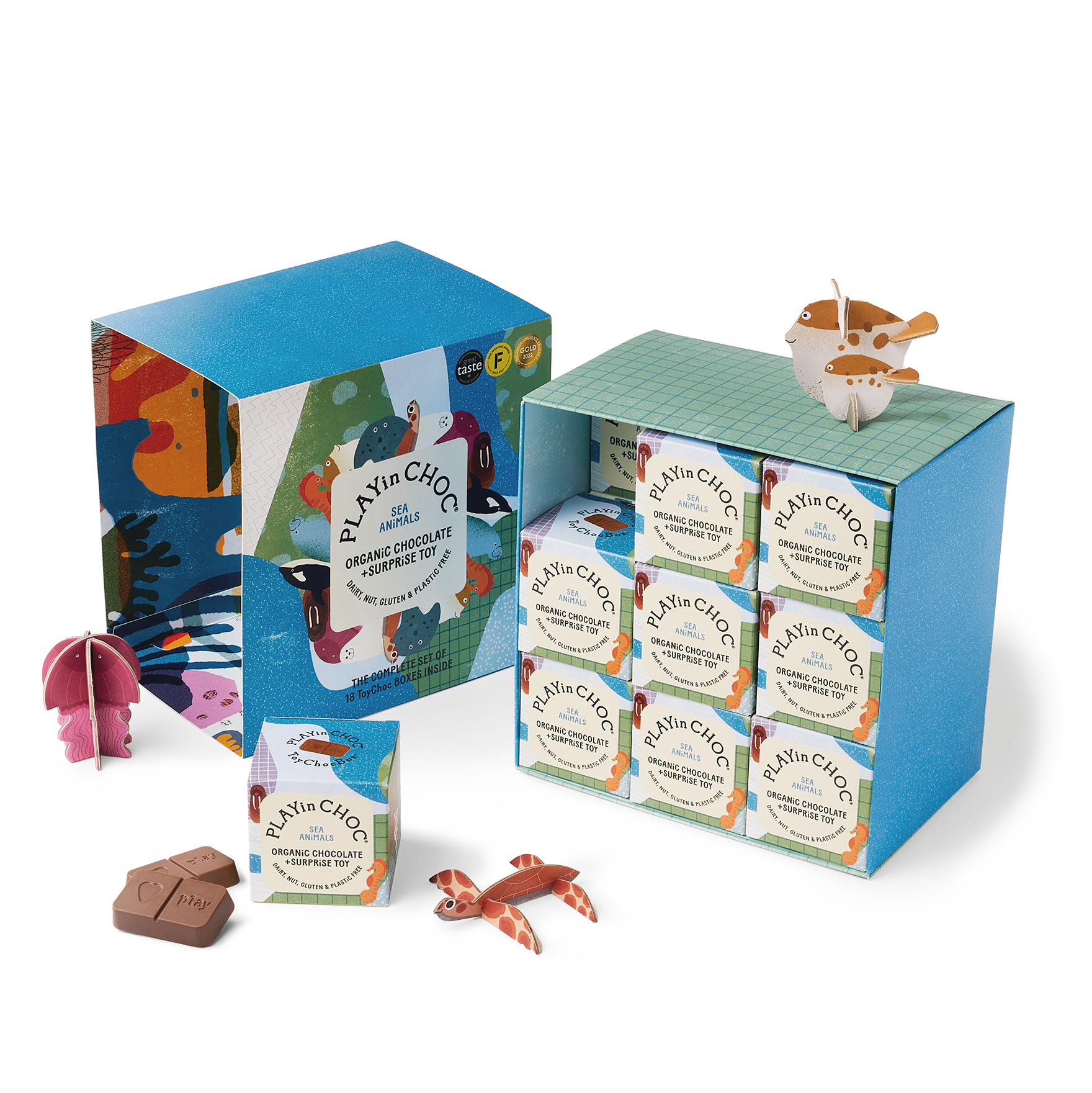 ToyChoc Box®SEA ANiMALS GiFT SET