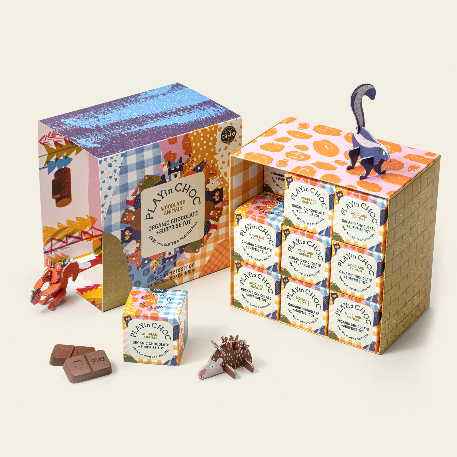 ToyChoc Box®WOODLAND ANiMALS GIFT SET